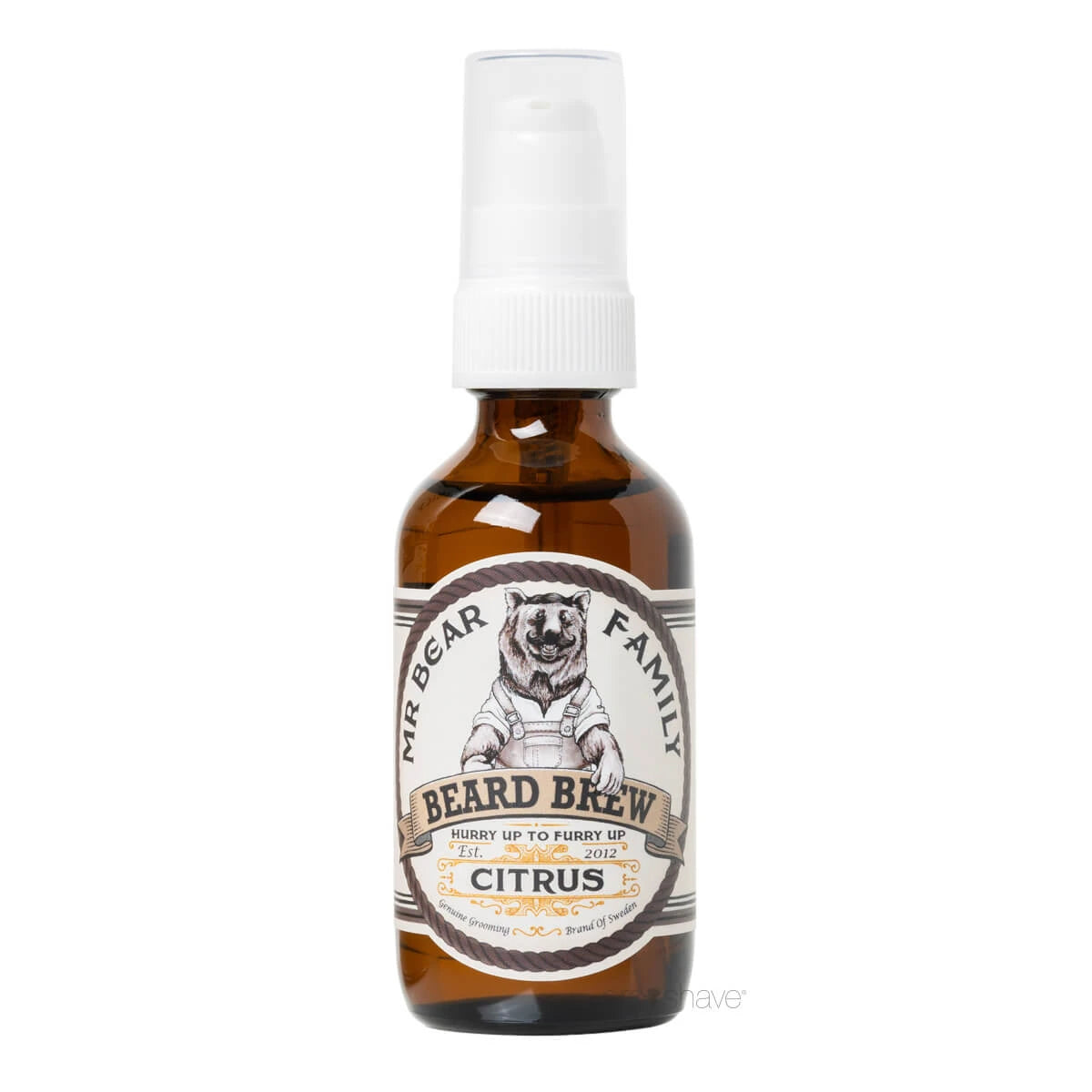 Mr Bear Skægolie Beard Brew Oil Citrus 60 Ml