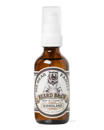 Mr  Bear Skægolie  Beard Brew Oil  Woodland  60 Ml