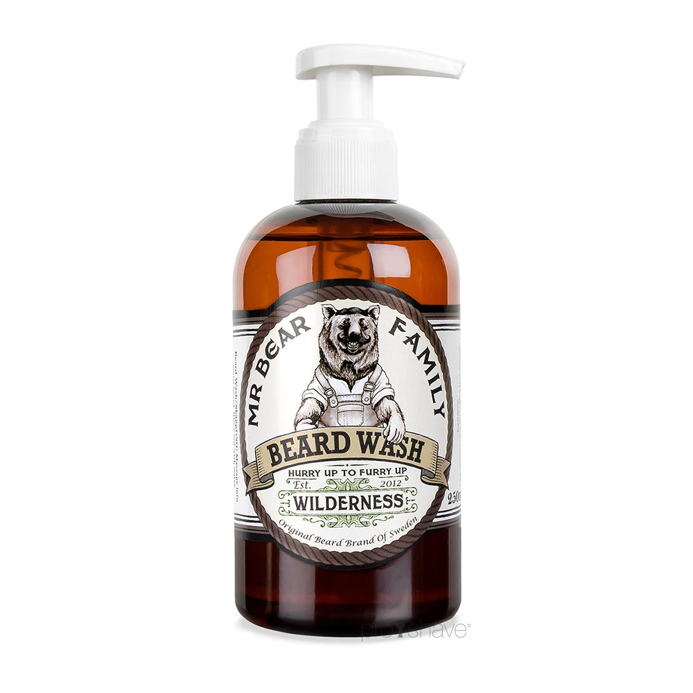 Mr Bear Skægshampoo Beard Wash Wilderness 250 Ml
