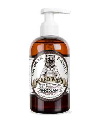 Mr  Bear Skægshampoo  Beard Wash  Woodland  250 Ml