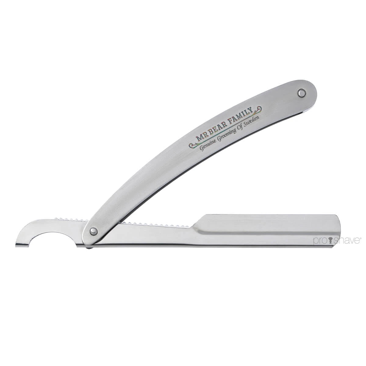 Mr Bear Straight Razor Til Udskiftelige Klinger Rustfri Stål