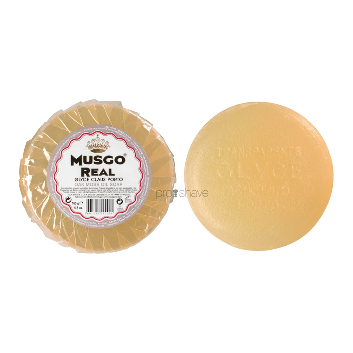 Musgo Real Glycerinsæbe Til Ansigtet  Oak Moss  165 Gr