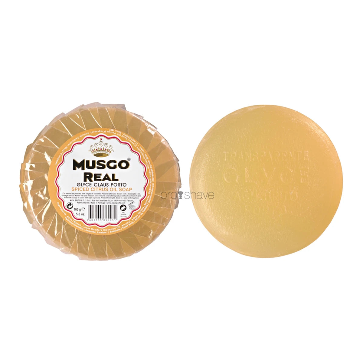 Musgo Real Glycerinsæbe Til Ansigtet  Spiced Citrus  165 Gr