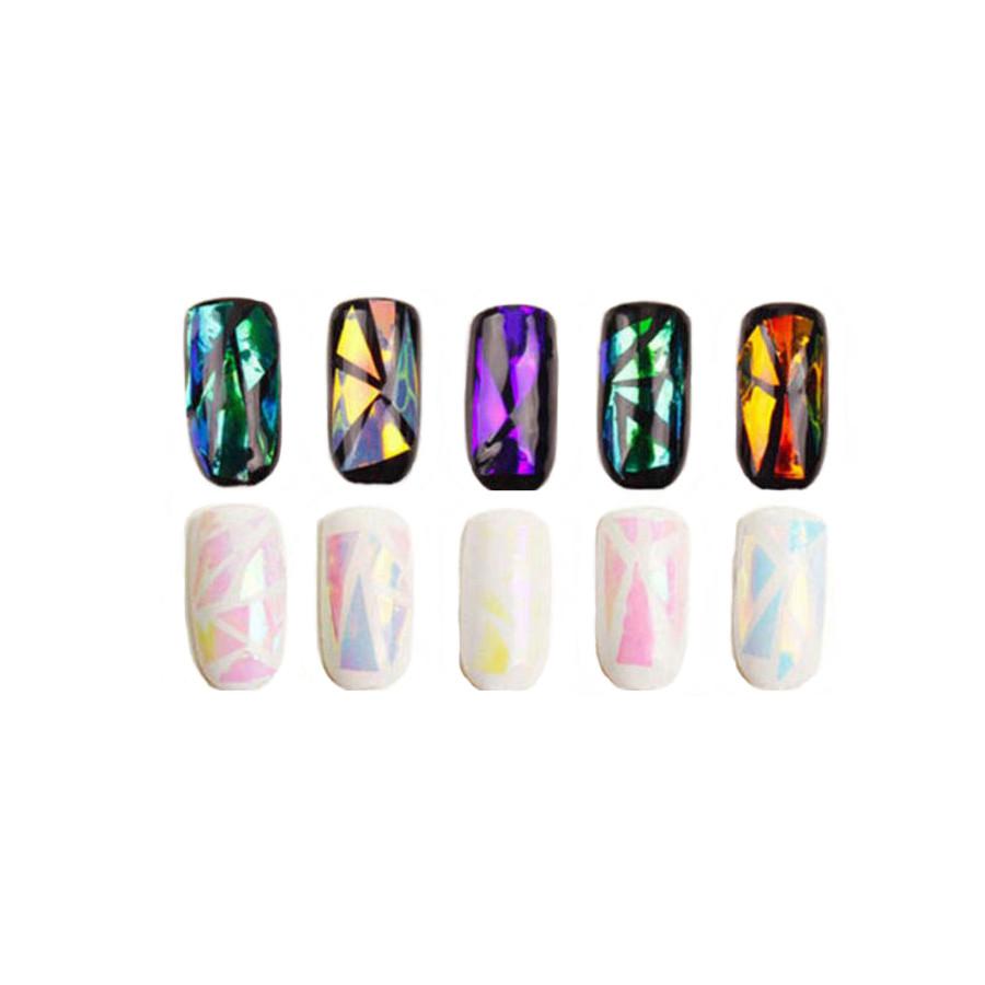 Nail Art  Broken Glass    69 Kr    Flotte Farver   Nuancer