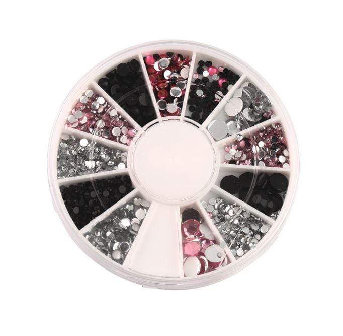 Nail Art Sten   Sort   Pink   59 Kr    Perfekt Til Nail Art