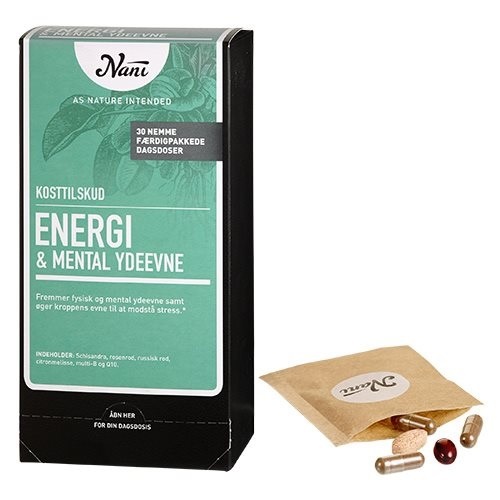 Nani Energi Mental Ydeevne Helsepakke 30 Br