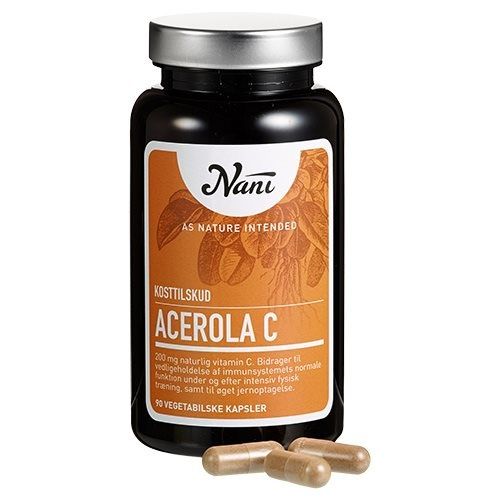 Nani Food State Acerola  -vitamin 90 Kapsler