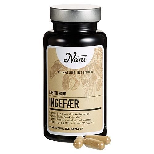 Nani Food State Ingefær 90 Kapsler