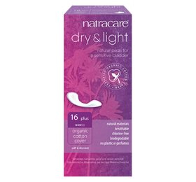 Natracare Dry   Light Plus  Inkontinens  16 Stk