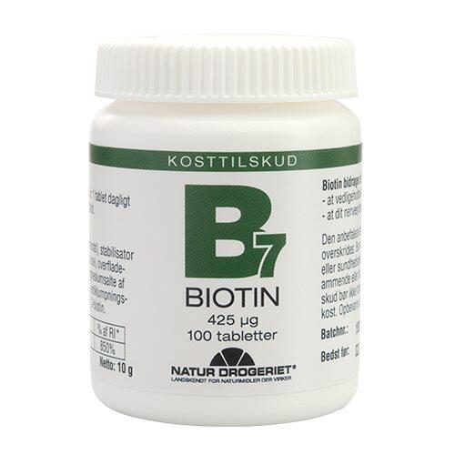 Natur-drogeriet Biotin 425 Ug  100 Tab