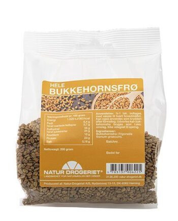 Natur-drogeriet Bukkehornsfrø Hele  200g