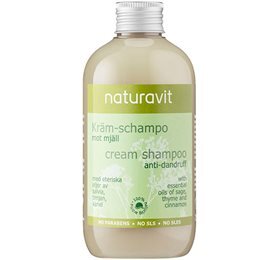 Naturavit  Cream Shampoo Anti-skæl  250ml