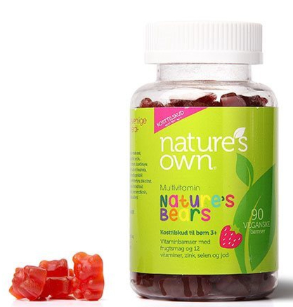 Natures Own Multivitaminer Nature   Bear  90stk