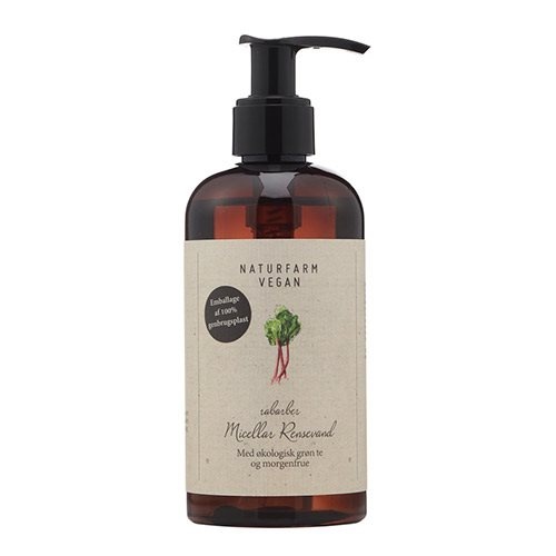 Naturfarm Vegan Micellar Rensevand Rabarber 250 Ml
