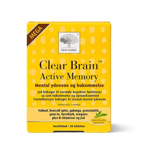 New Nordic Clear Brain Active Memory Mega 30tab