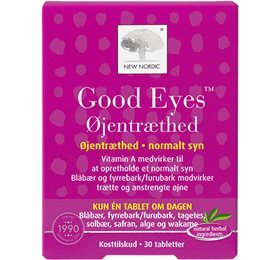 New Nordic Good Eyes øjentræthed 30tab