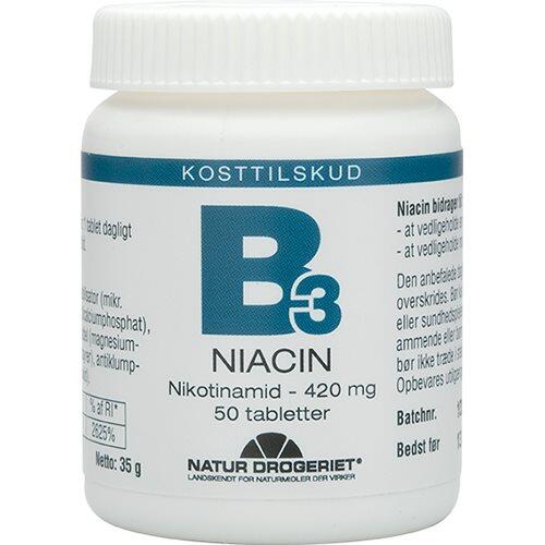Niacin  Nikotinamid  420 Mg  50tab