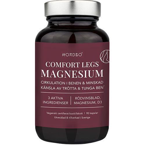 Nordbo Comfort Legs Magnesium 90 Kapsler
