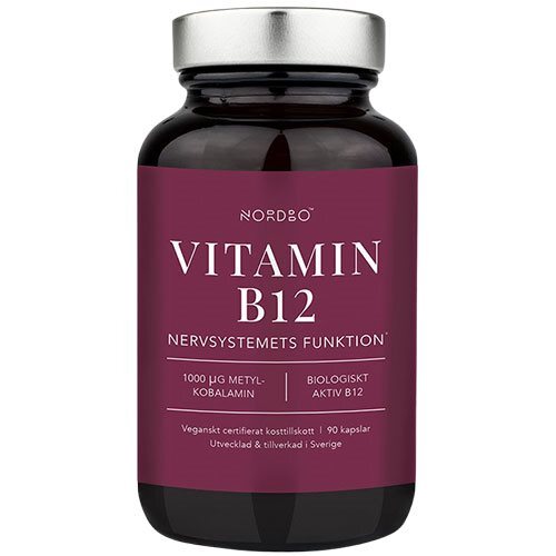 Nordbo Vitamin B12 90 Kapsler