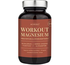 Nordbo Workout Magnesium 90 Kap