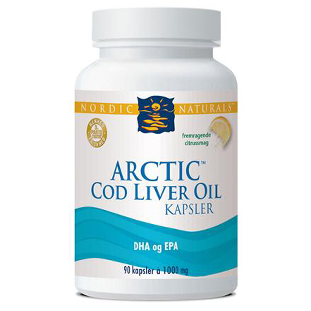 Nordic Naturals Arctic Cod Liver Oil    Citrus 180 Kap