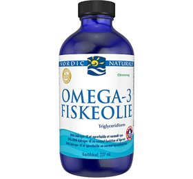 Nordic Naturals Omega-  Fiskeolie  Citronsmag  237ml