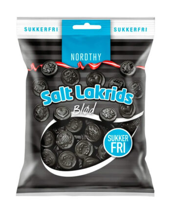 Nordthy Sukkerfri Salt Lakrids  Bull  75g    For Kr  49 95