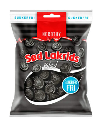 Nordthy Sukkerfri Sød Lakrids  Bull  75g    For Kr  49 95