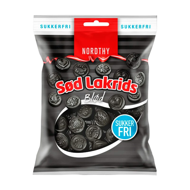 Nordthy Sukkerfri Sød Lakrids Bull 75g For Kr 49 95