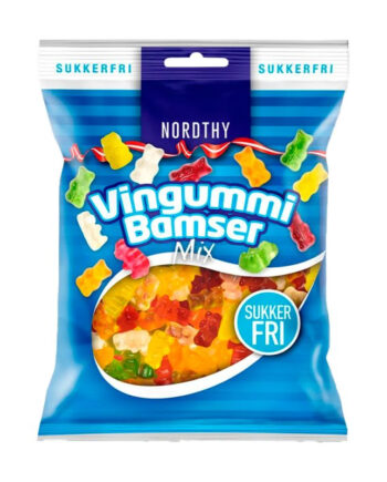 Nordthy Sukkerfrie Vingummibamser  Bull  80g     For Kr  49 95