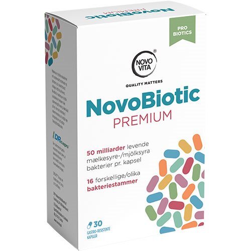 Novo Vita Novobiotic Premium 30 Kapsler