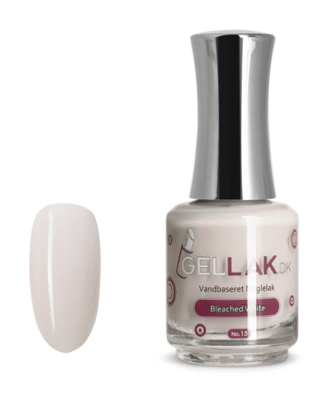 Nude Vandbaseret Neglelak    Quot Bleached White Quot  No  15   Gellak Dk