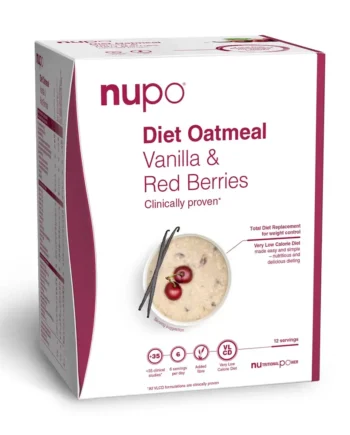 Nupo Diet Oatmeal Vanilla Red Berries  384g