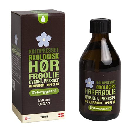 Nyborggaard Koldpresset økologisk Hørfrøolie 250 Ml