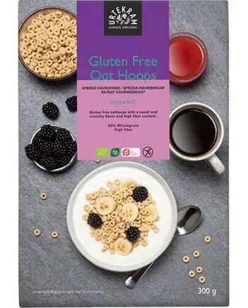 Oat Hoops Glutenfri øko  300 Gram
