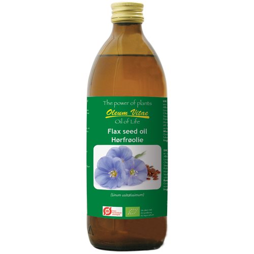 Oil Of Life Ren Hørfrø økologisk 500 Ml
