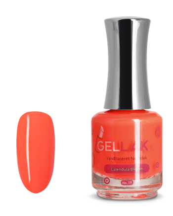 Orange Vandbaseret Neglelak    Quot Calendula Bloom Quot  No  19   Gellak Dk
