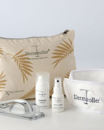 Original Dermaroller    Starter Kit Inkl  Lipopeptide Og Roller Rens