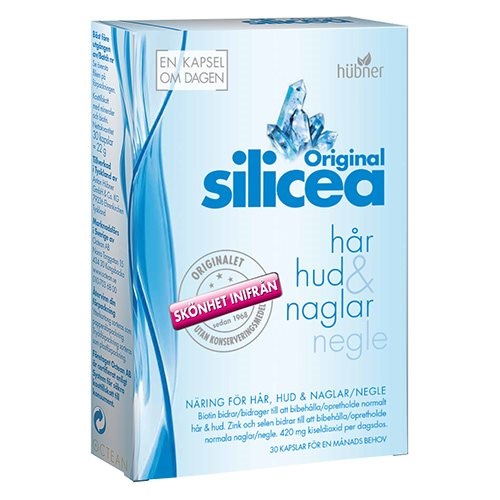 Original Silicea Hud  Hår   Negle  30 Kap   30