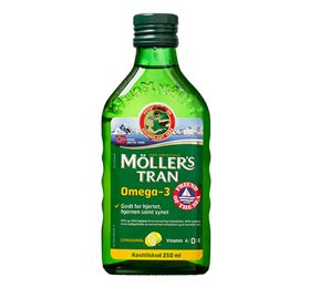 Orkla Møllers Tran Med Citrus Omega    Bull  250ml