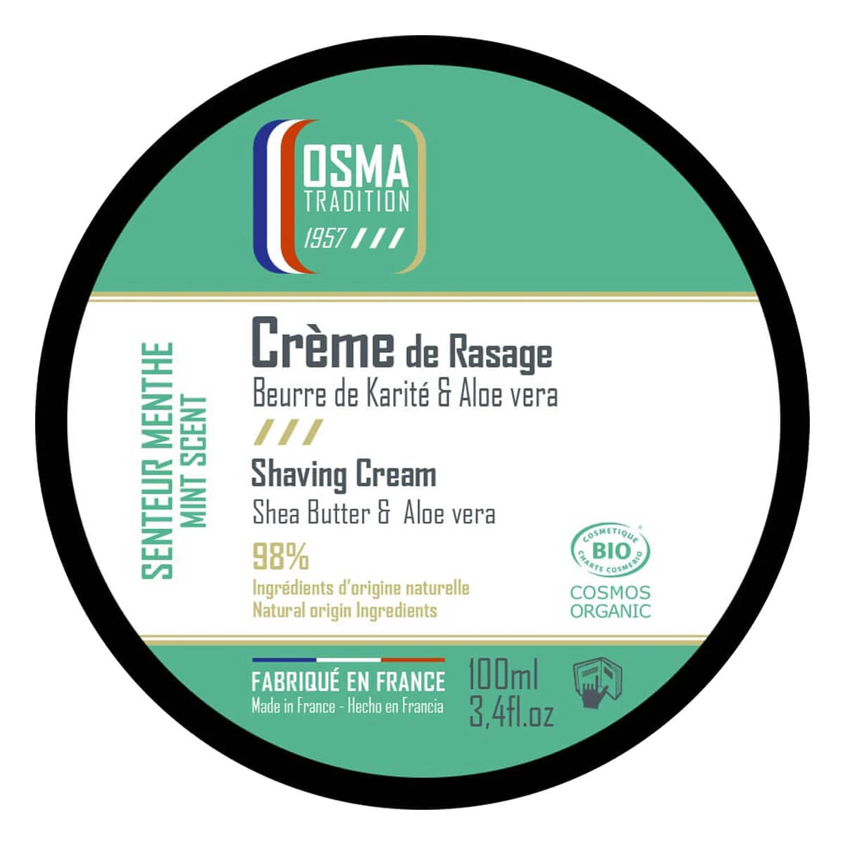 Osma Barbercreme Mint 100 Ml