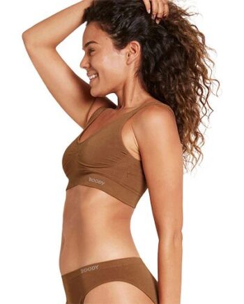 Padded Shaper Crop Bra Nude   Str