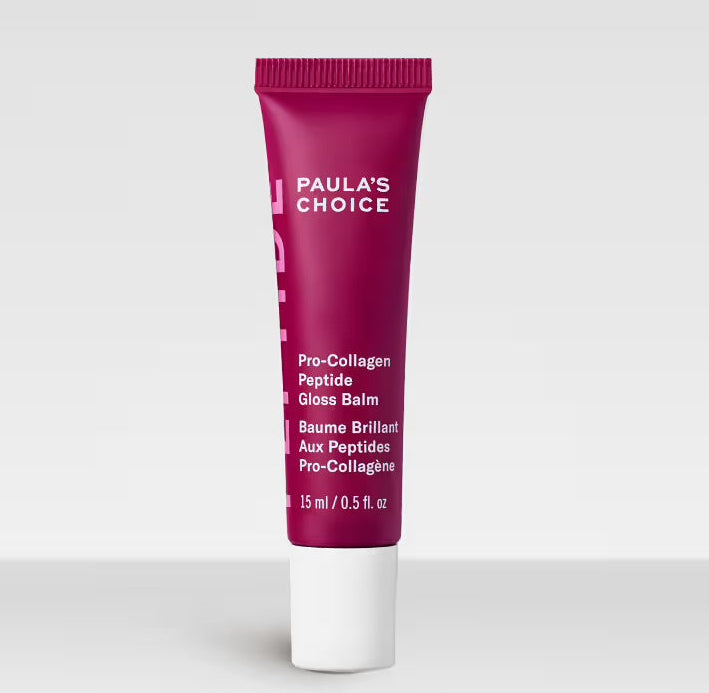 Paula 39   Choice Pro-collagen Peptide Gloss Balm Deep Plum 15ml