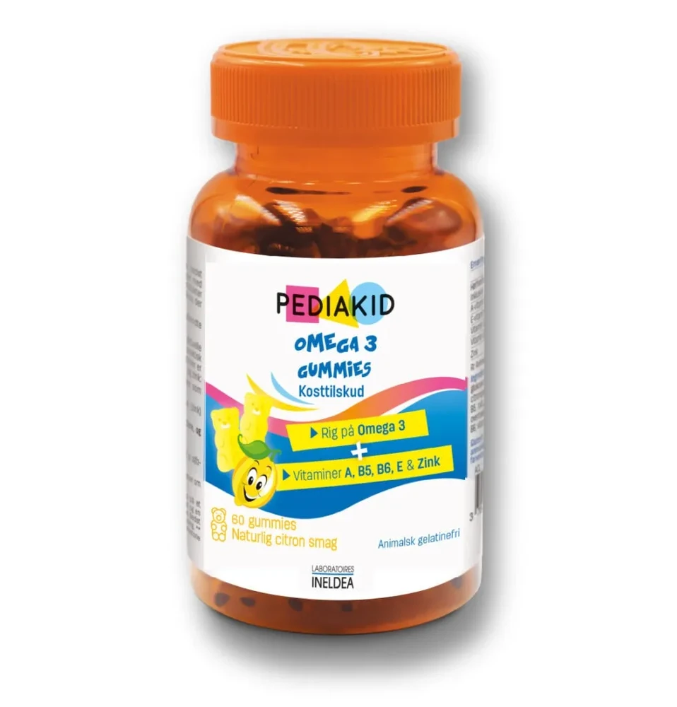 Pediakid Omega Kosttilskud Form Af Gummies 60stk