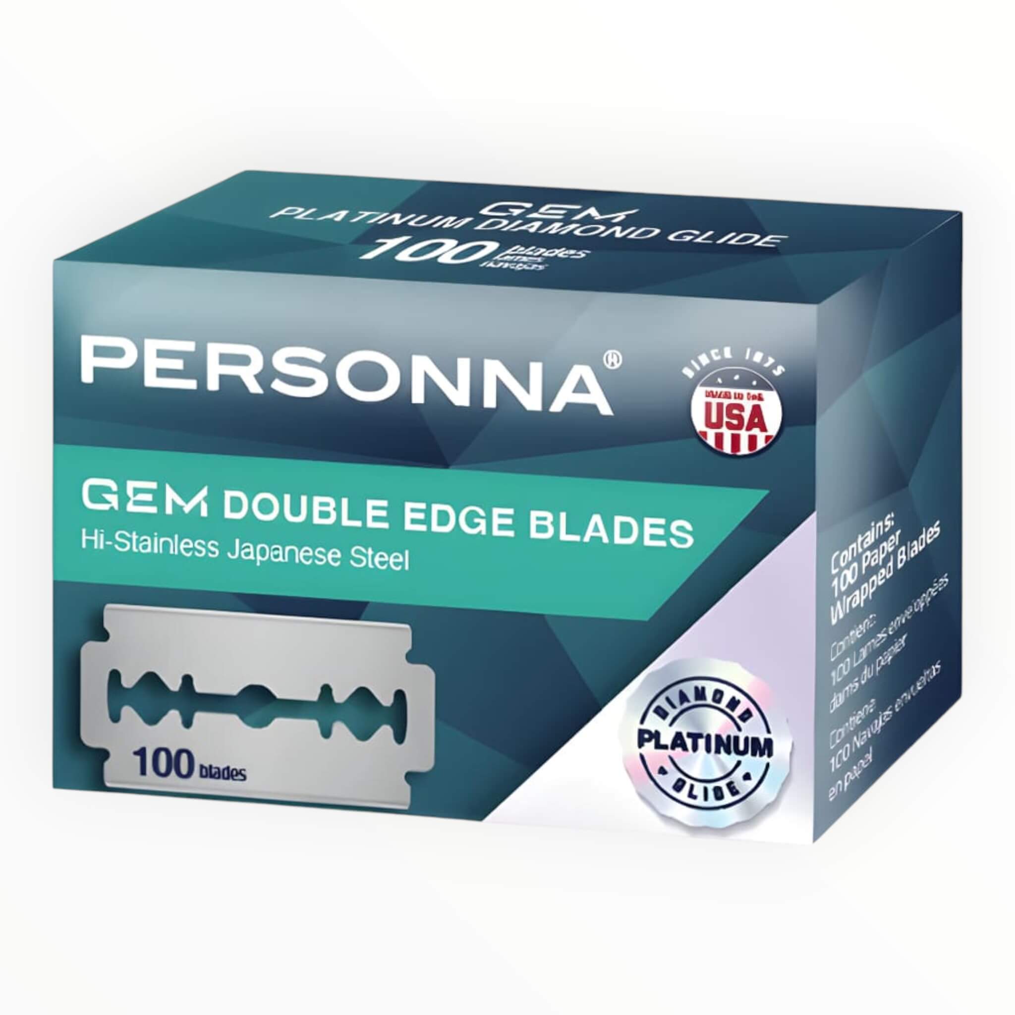 Personna De-barberblade  Gem  100 Stk