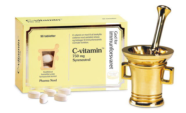 Pharma Nord  -vitamin 750 Mg Syreneutral 90 Tabl