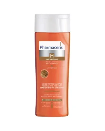 Pharmaceris   Keratineum Koncentreret Styrkende Shampoo Til Svækket Hår  Normal Og Fedtet Hår  250 Ml