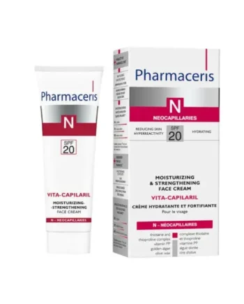 Pharmaceris   Vita Capilaril Ansigtscreme Til Rødme Spf20  50ml