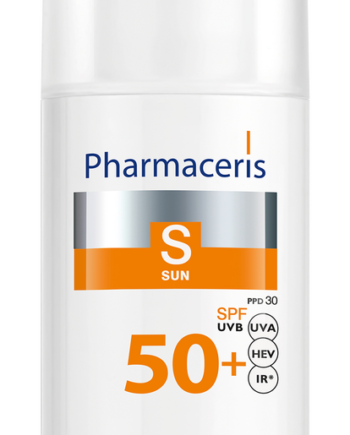 Pharmaceris   Solbeskyttende Ansigtscreme Til Vedvarende Rødme Og Karsprængninger  Spf 50  50ml