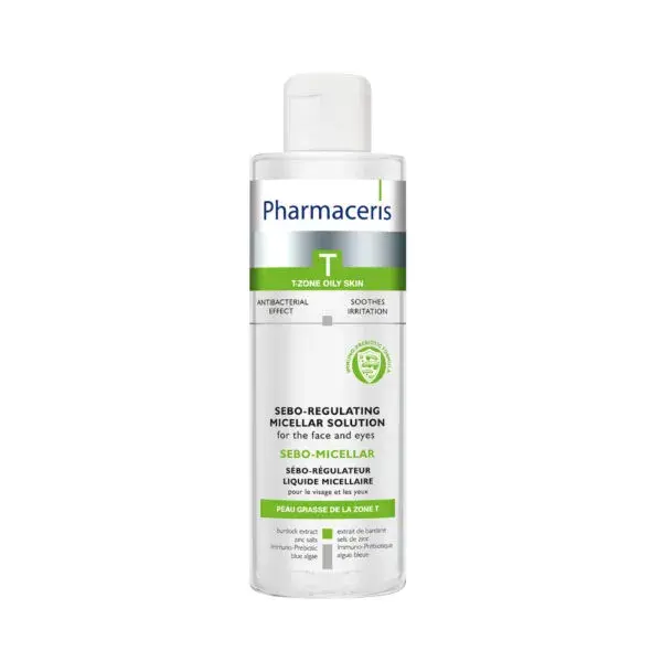 Pharmaceris Sebo Micellar Makeupfjerner Til Ansigt Og øjenomgivelser 200ml